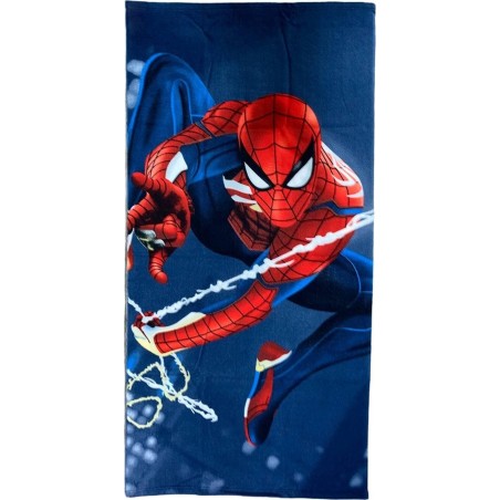 Toalla de Playa Spiderman Marvel tamaño 70x140cm composición 100% poliester producto oficial