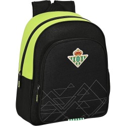 Mochila Real Betis Balompié infantil adaptable a carro producto oficial tamaño 28x10x34cm