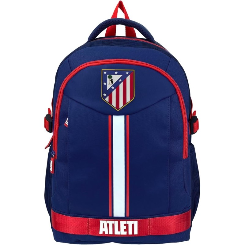 Mochila  Atlético de Madrid 43cm Adaptable a Trolley producto oficial Tamaño: 36x15x45cm