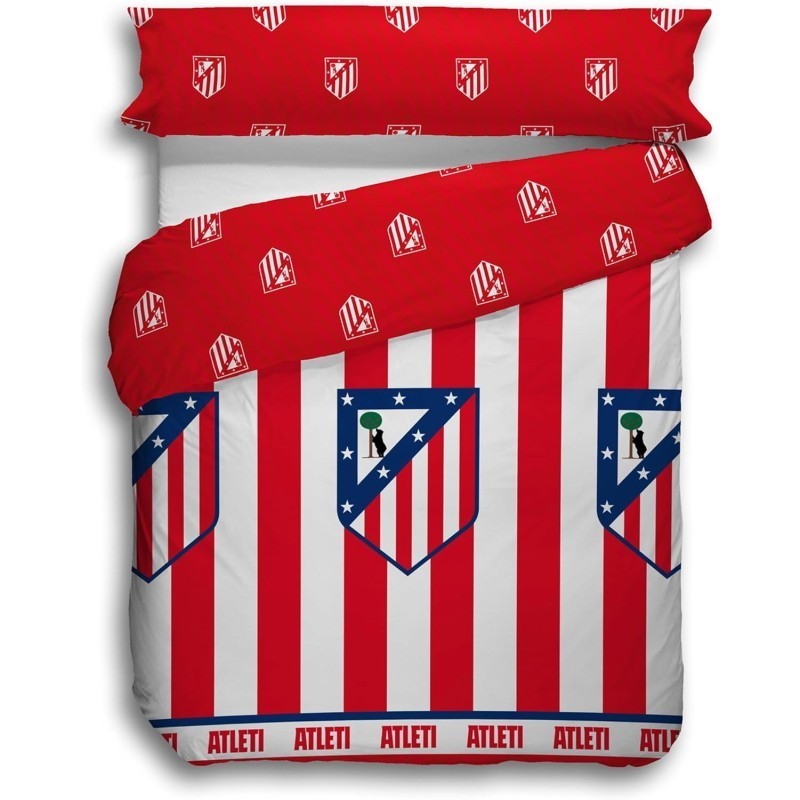 Atlético de Madrid juego de funda nórdica y almohada para cama de 135cm producto oficial
