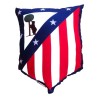 Cojín escudo Atlético de Madrid 3D Medidas:  Largo 30 cm, Ancho 55 cm, Alto 40 cm produto oficial