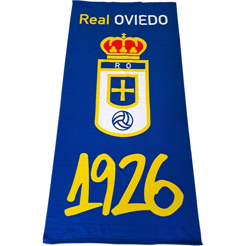 Toalla Real Oviedo tamaño 180x90cm producto oficial