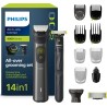 Philips Recortadora de Barba MG9550/15, Kit 14 en 1 Para Cara, Pelo, Orejas, Nariz y Cuerpo,120min de uso, En Seco y Húmedo
