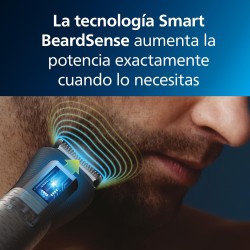 Philips Recortadora de Barba MG9550/15, Kit 14 en 1 Para Cara, Pelo, Orejas, Nariz y Cuerpo,120min de uso, En Seco y Húmedo
