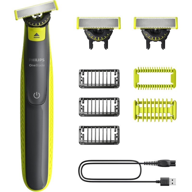 Philips OneBlade 360, barba, afeitadora y recortadora eléctrica facial y corporal QP2824/31