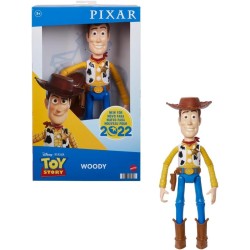 Mattel Disney Pixar Toy Story muñeco Woody grande Figura 31 cm articulada, juguete para niños +3 años HFY26