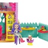 Enchantimals Casa Ciervo con Danessa Deer Muñeca con casa de juguete, mascota y accesorios Mattel GYJ18
