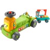 Fisher-Price Ríe y aprende Tractor 4 en 1 Correpasillos transformable con Actividades, Luces y Sonidos, +6 Meses Mattel HRB83