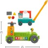 Fisher-Price Ríe y aprende Tractor 4 en 1 Correpasillos transformable con Actividades, Luces y Sonidos, +6 Meses Mattel HRB83