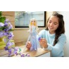 Mattel Disney Frozen Elsa Spin And Reveal Muñeca princesa que revela sorpresas y accesorios, juguete +3 años HTG25