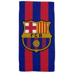 Toalla Fútbol Club Barcelona tamaño grande 100x180cm producto oficial composición microfibra