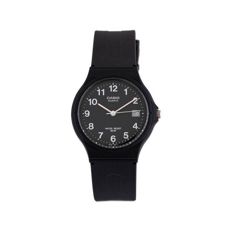 CASIO MW-59-1BVDF Reloj de Pulsera Analógico para Unisex Color Negro