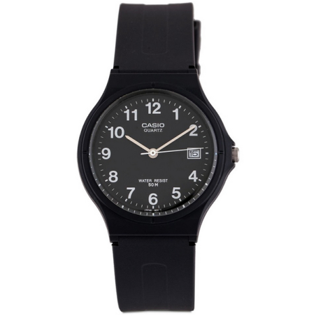 CASIO MW-59-1BVDF Reloj de Pulsera Analógico para Unisex Color Negro