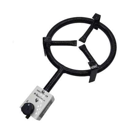 Paellero Gas Butano/propano Garcima, 30 Cm tubo redondo recomendado para paellas de 36 a 46 cm 1 aro