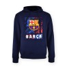 Sudadera Hoodie Fútbol Club Barcelona con gorro Marble adulto producto oficial Barça