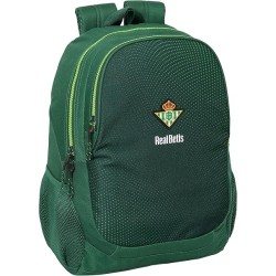 Mochila Safta Escolar de Real Betis Balompié, 32x16x44cm adaptable a carro espaldar acolchado producto oficial