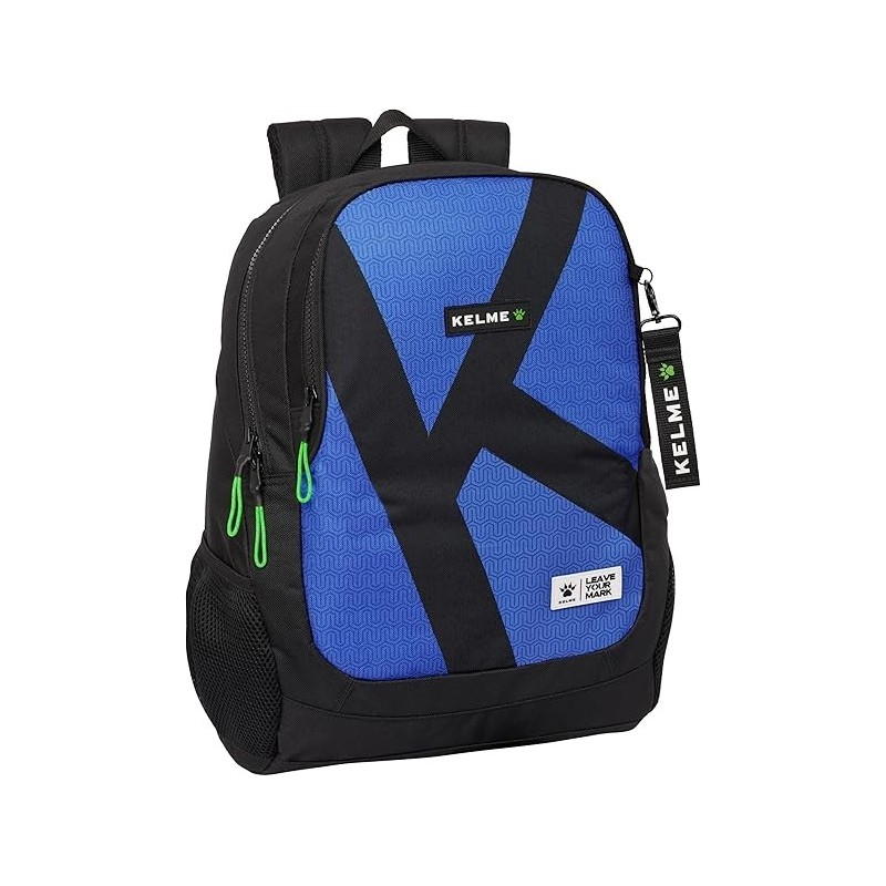 Mochila Safta Escolar de la marca KELME, 32x16x44cm adaptable a carro espaldar acolchado producto oficial