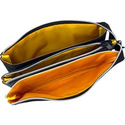 Real Madrid, Estuche, Portatodo Triple compartimento, producto oficial longitud 22cm