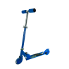 Patinete Azul dos ruedas juguetes plegable edad aproximada 5-14 años tubo ajustablefreno de metal con guardabarros 80x66x10cm