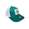 Real Betis Balompié gorra trucker con escudo a color blanca y verde adulto escudo bordado producto oficial
