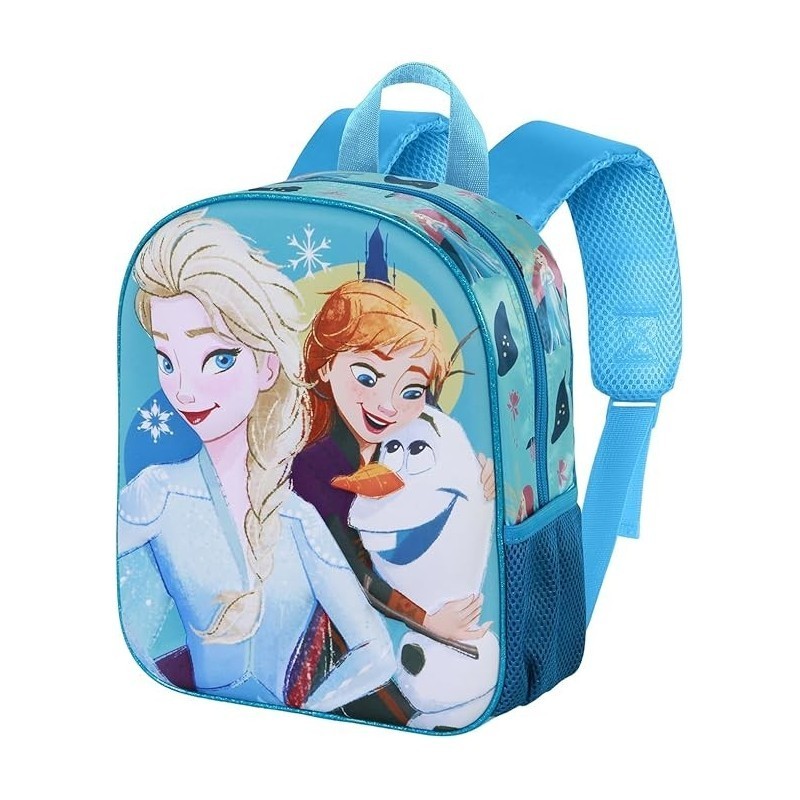Frozen Disney Mochila diseño relieve 3d Elite Mochila 3D Elite Dance tamaño 31 x 11 x 26 cm espaldar acolchado