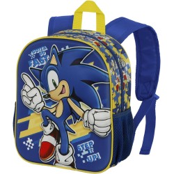 Sonic stec Disney Mochila diseño relieve 3d Elite Mochila 3D Elite Dance tamaño 31 x 11 x 26 cm