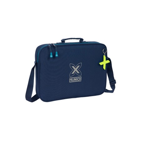 Cartera Extraescolares Munich, Maletín bandolera, Cómoda y Versátil, Calidad y Resistencia, 38x6x28
