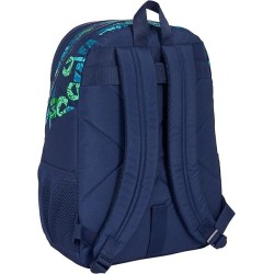 EL NIÑO GLASSY - Mochila Escolar grande 32x16x44cm adaptable a carro, espaldar acolchado producto oficial