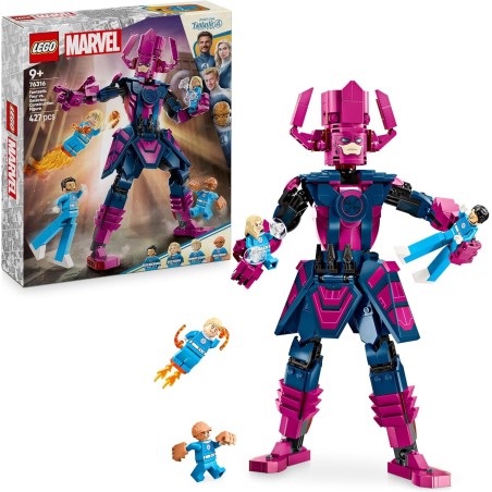 LEGO 76316 Marvel Cuatro Fantásticos vs. Figura para Construir de Galactus edad + 9 años