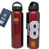 Botellín de agua Fútbo Club Barcelona Pedri 8 600ml aluminio producto oficial