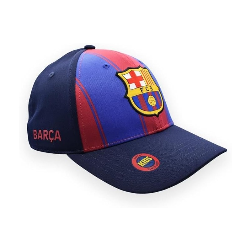 Fútbol Club Barcelona Gorra Barça Biline talla Junior/NIÑO escudo bordado producto oficial ajustable
