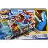 Hot Wheels City Huye del tiburón Conjunto de juego con 1 coche Hot Wheels a partir de 4 años, HMF86