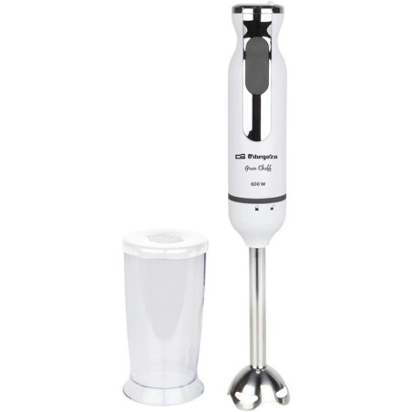 Orbegozo BT 2200 - Batidora de mano, 600 W con regulador de potencia y función turbo