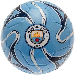 Balón Manchester City producto oficial talla 5 tamaño similar al reglamentario de fútbol 11