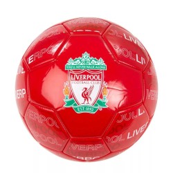 Balón Ball Liverpool Football Club rojo producto oficial talla 5 tamaño similar al reglamentario de fútbol 11