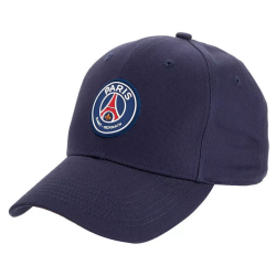 Gorra PSG Paris Saint-Germain adulto color azul escudo plástificado a color ajustable producto oficial