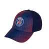 Gorra PSG Paris Saint-Germain adulto azul lineas rojas escudo plástificado a color ajustable producto oficial