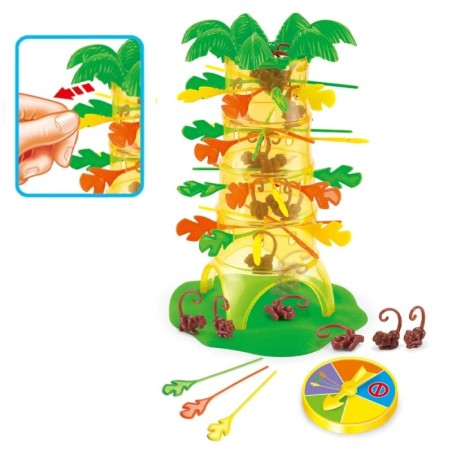 Juego de mesa monos en equilibrio de 2 a 4 jugadores eddad +3 años