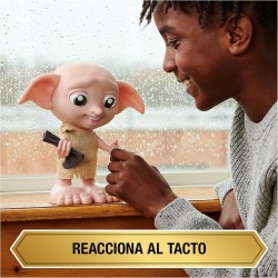 Wizarding World - Muñeco interactivo Dobby Elfo Harry Potter de 21,6 cm más de 30 sonidos y frases edad + 6 años