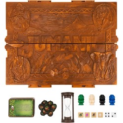 SPIN MASTER GAMES - JUMANJI DELUXE Juego de Mesa Electrónico con Luces y Sonidos, para 2-4 Jugadores