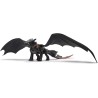 Dreamworks Dragons - Figura Dragón Desdentao Electrónico con Ataque de Plasma de Cómo Entrenar a tu Dragón, Alas de 63 cm, Luces