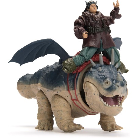 Dreamworks Dragons - Pack Figura articulada Dragón y Vikingo: Gronkel y Patapez de Cómo Entrenar a Tu Dragón - edad +4 Años