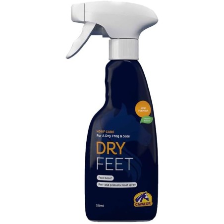 Cavalor Dry Feet Effective Natural 250 ml para suela de casco y chorro evita la humedad y la suciedad contra la putrefacción