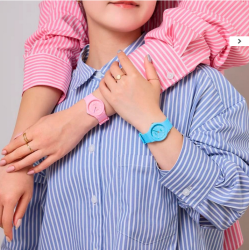 Reloj Casio analógico color rosa LQ-24B-4BDF Reloj de Pulsera para Niña Color Rosa fabricada con resina de base biológica