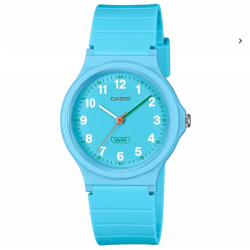 Reloj Casio analógico color rosa LQ-24B-2BDF Reloj de Pulsera para Niños Color azul fabricada con resina de base biológica