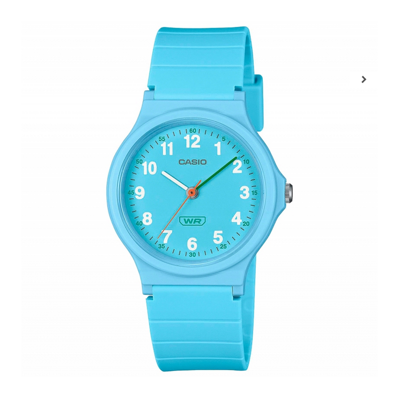 Reloj Casio analógico color rosa LQ-24B-2BDF Reloj de Pulsera para Niños Color azul fabricada con resina de base biológica