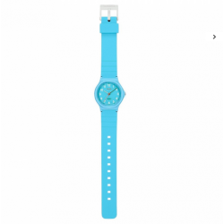 Reloj Casio analógico color rosa LQ-24B-2BDF Reloj de Pulsera para Niños Color azul fabricada con resina de base biológica