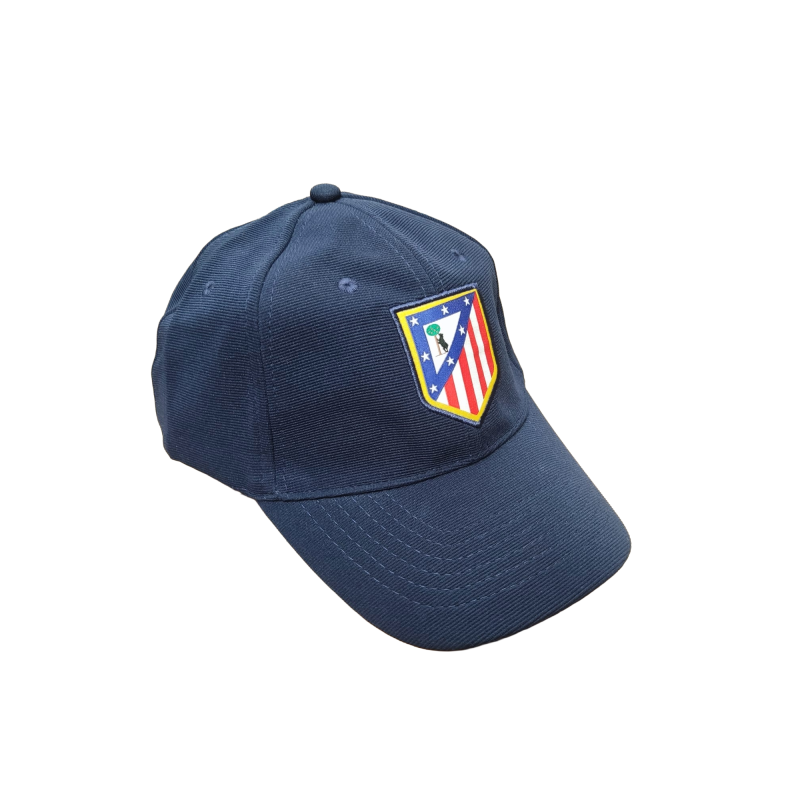 Gorra Atlético de Madrid Azul marino ajustable talla adulto escudo bordado producto oficial