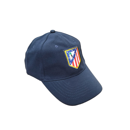 Gorra Atlético de Madrid Azul marino ajustable talla adulto escudo bordado producto oficial