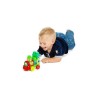 Tren de juguete bloques encajables para montar Molto contiene 28 piezas edad +1 año